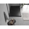 Mexen Flow slim rectangular shower tray 100 x 70 cm, black matte - 46R707010