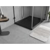 Mexen Flow slim rectangular shower tray 100 x 70 cm, black matte - 46R707010