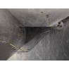 Mexen Lunar pentagonal left hinged shower cabin 100 x 100 cm, transparent, brushed gold - 831-100L-100P-55-00-L