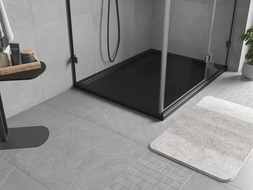 Mexen Flow rectangular slim shower tray 90 x 80 cm, black matte - 46R708090