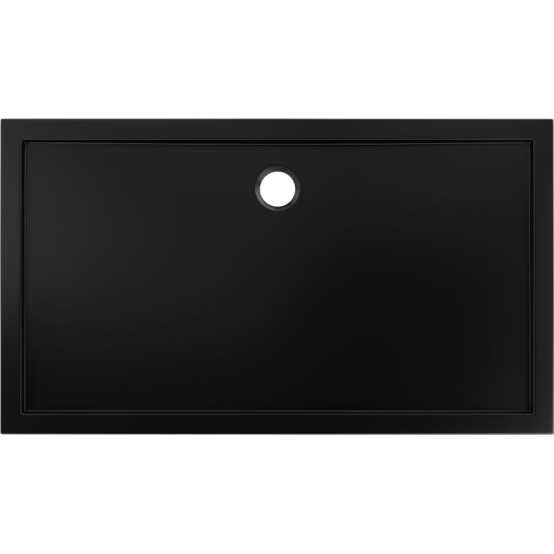 Mexen Flow slim rectangular shower tray 160 x 95 cm, black matte - 46R709516