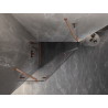 Mexen Lunar pentagonal left hinged shower enclosure 90 x 90 cm, transparent, brushed copper - 831-090L-090P-65-00-L
