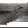 Mexen Lunar pentagonal left hinged shower cabin 100 x 80 cm, transparent, brushed copper - 831-100L-080P-65-00-L