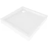 Mexen Flow+ square shower tray 80 x 80 cm, white gloss - 46S108080H