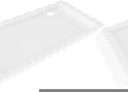 Mexen Flow+ shower tray square 80 x 80 cm, white gloss - 46S108080H