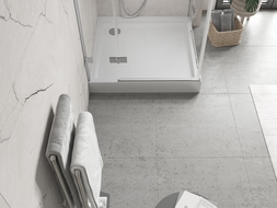 Mexen Flow+ shower tray square 80 x 80 cm, white gloss - 46S108080H