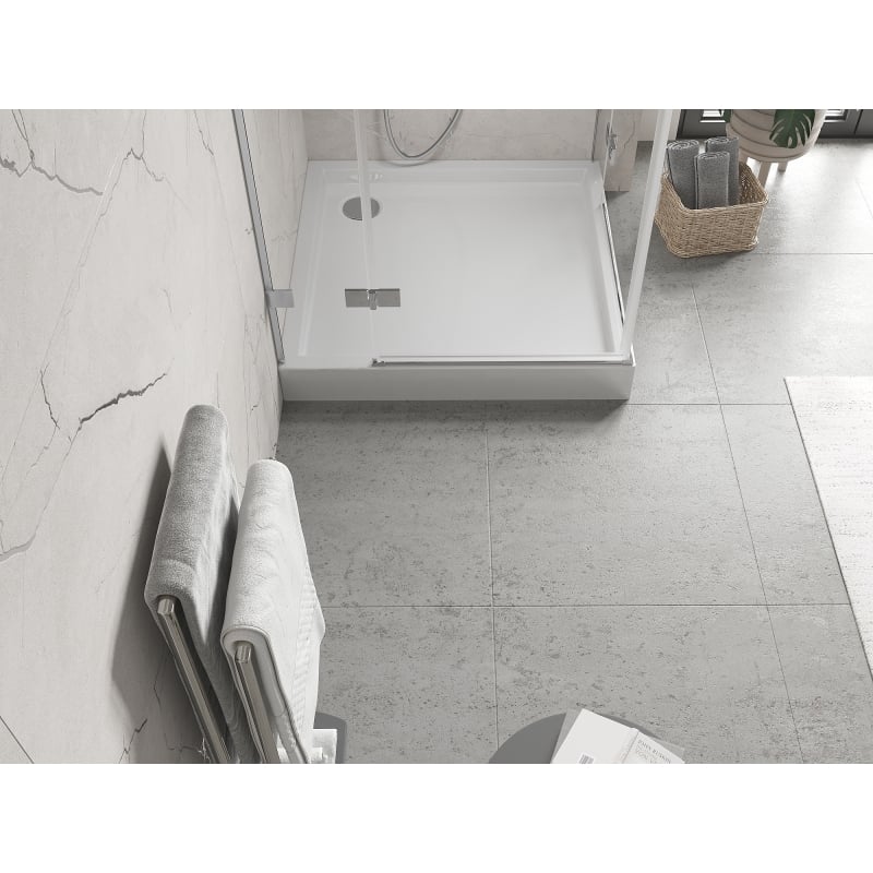 Mexen Flow+ square shower tray 90 x 90 cm, white gloss - 46S109090H