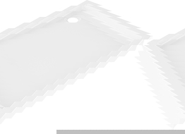 Mexen Flow+ shower tray square 100 x 100 cm, white gloss - 46S101010H