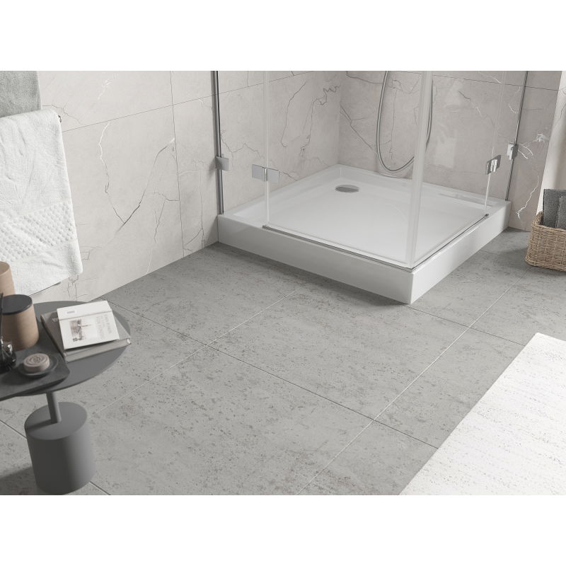 Mexen Flow+ square shower tray 100 x 100 cm, white gloss - 46S101010H