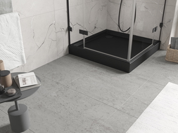 Mexen Flow+ square shower tray 100 x 100 cm, black matt - 46S701010H