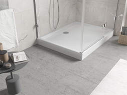 Mexen Flow+ rectangular shower tray 90 x 70 cm, white gloss - 46R107090H