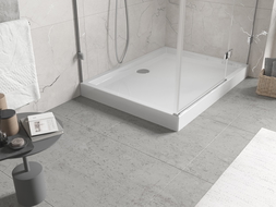 Mexen Flow+ rectangular shower tray 90 x 80 cm, white gloss - 46R108090H