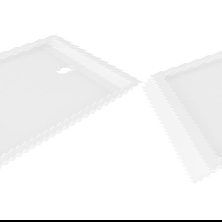 Mexen Flow+ rectangular shower tray 90 x 80 cm, white gloss - 46R108090H