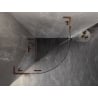 Mexen Lunar L semicircular pivot shower enclosure 100 x 100 cm, transparent, rose gold - 833L-100L-100P-60-00