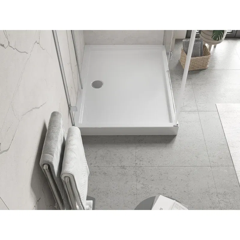 Mexen Flow+ rectangular shower tray 110 x 90 cm, white gloss - 46R109011H