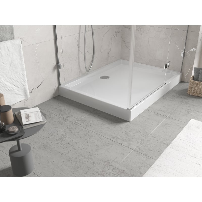 Mexen Flow+ rectangular shower tray 120 x 90 cm, white gloss - 46R109012H