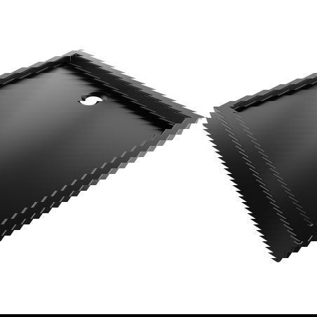 Mexen Flow+ rectangular shower tray 110 x 80 cm, black matte - 46R708011H