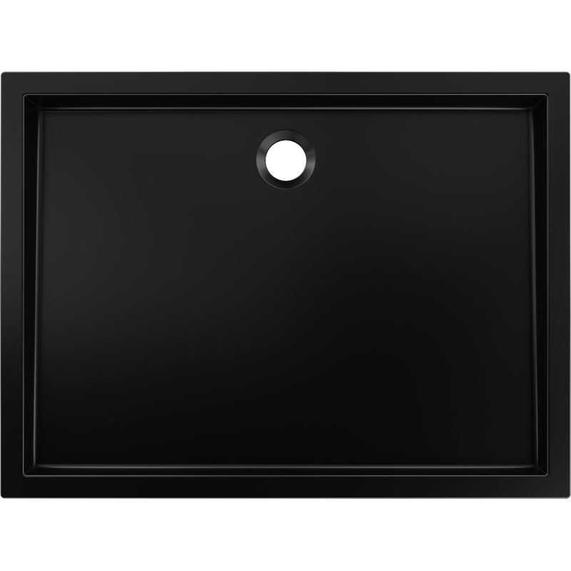 Mexen Flow+ Rectangular Shower Tray 100 x 90 cm, Black Matte - 46R709010H