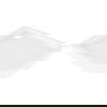 Mexen Flow+ semicircular shower tray 100 x 100 cm, white gloss - 46Q101010H