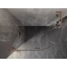Mexen Lunar L semi-circular shower cabin left swing 100 x 70 cm, transparent, brushed copper - 833L-100L-070P-65-00