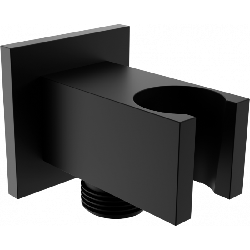 Mexen Cube angular connection, black - 79300-70