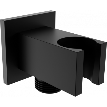 Mexen Cube angular connection, black - 79300-70