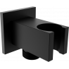 Mexen Cube angled connection, black - 79300-70