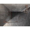 Mexen Lunar L Semi-circular Left Hinged Shower Cabin 100 x 90 cm, Transparent, Brushed Copper - 833L-100L-090P-65-00