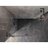 Mexen Lunar L left-hinged semicircular shower enclosure 100 x 90 cm, transparent, gun metal - 833L-100L-090P-95-00