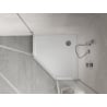 Mexen Flow+ pentagonal shower tray 80 x 80 cm, white gloss - 46P108080H