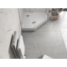 Mexen Flow+ pentagonal shower tray 80 x 80 cm, white gloss - 46P108080H
