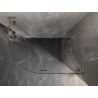 Mexen Lunar L semicircular shower enclosure swing right 90 x 80 cm, transparent, brushed gold - 833L-090P-080L-55-00