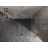 Mexen Lunar L semi-circular shower cabin right 90 x 70 cm, transparent, brushed copper - 833L-090P-070L-65-00