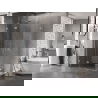Mexen Lunar Duo hinged shower cabin 95 x 80 cm, transparent, chrome - 834-095L-080P-01-00