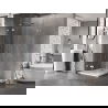 Mexen Lunar Duo 110x110 cm Hinged Shower Enclosure, Transparent, Chrome - 834-110L-110P-01-00