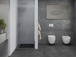 Mexen Pretoria hinged shower door 85 cm, Transparent, Chrome - 852-085-000-01-00