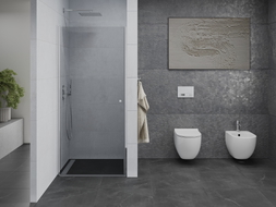 Mexen Pretoria swing shower door 85 cm, transparent, chrome - 852-085-000-01-00