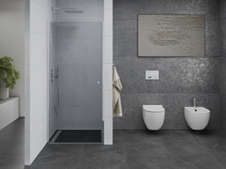 Mexen Pretoria swing shower door 90 cm, transparent, chrome - 852-090-000-01-00