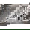Mexen Lunar L Duo shower cabin, tiltable 95 x 95 cm, transparent, chrome - 834L-095L-095P-01-00