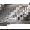Mexen Lunar L Duo shower cabin hinged 100 x 85 cm, transparent, chrome - 834L-100L-085P-01-00