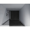 Mexen Pretoria swing shower door 70 cm, graphite, chrome - 852-070-000-01-40