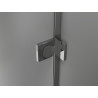 Mexen Lunar L Duo Left Hinged Shower Cabin 110 x 100 cm, Transparent, Chrome - 834L-110L-100P-01-00