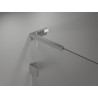 Mexen Lunar L Duo Left Hinged Shower Cabin 110 x 100 cm, Transparent, Chrome - 834L-110L-100P-01-00