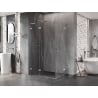 Mexen Lunar L Duo shower enclosure, hinged 115 x 80 cm, transparent, chrome - 834L-115L-080P-01-00