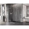 Mexen Lunar Duo Shower Enclosure Hinged 85 x 85 cm, Transparent, White - 834-085L-085P-20-00
