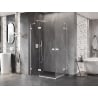 Mexen Lunar Duo tilting shower enclosure 110 x 70 cm, transparent, white - 834-110L-070P-20-00