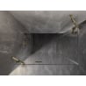 Mexen Lunar Duo shower enclosure with hinged door 85 x 70 cm, transparent, gold - 834-085L-070P-50-00