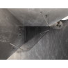 Mexen Lunar pentagonal shower enclosure with left hinged door 90 x 90 cm, transparent, brushed nickel - 831-090L-090P-97-00-L