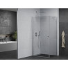 Mexen Pretoria hinged shower cabin 85 x 90 cm, transparent, chrome - 852-085-090-01-00
