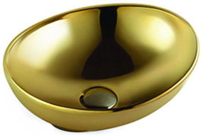 Mexen Elza countertop washbasin 40 x 33 cm, Gold - 21014088